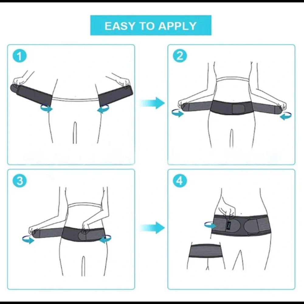 Posture Correct Belt Compression Waist Hip Breathable Postpartum Recovery - Picture 6 of 7